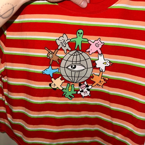 ALAB skater style crop graphic tee - Picture 4 of 4